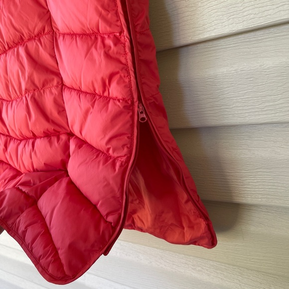 Feel Good Store Orange-Red Zip Up Puffer Vest - Picture 7 of 9